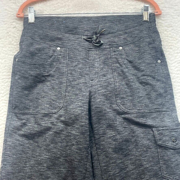 Kuhl Sweatpants Womens 10 Gray Nova Cargo Drawstring Lounge Hiking Outdoor Run - Picture 4 of 14